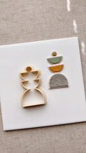 Load image into Gallery viewer, Boho Abstract Clay Cutter