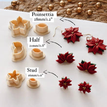 Load image into Gallery viewer, Poinsettia Clay cutter