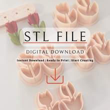 Load image into Gallery viewer, 3D Flower Clay Cutter | STL File (Digital Download)