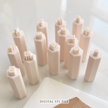 Load image into Gallery viewer, Aztec Mini Stamps Clay Cutter |STL File