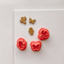 Load image into Gallery viewer, Hamsa, Butterfly, Saguarito Studs Clay Cutter