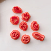 Load image into Gallery viewer, Sea & Ocean Studs Clay Cutter set