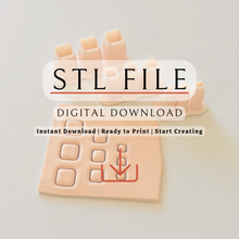 Load image into Gallery viewer, Micro Polymer Clay Cutter Set | STL File (Digital Download)
