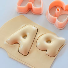 Load image into Gallery viewer, Bubble Letter Alphabet 3” Clay Cutter
