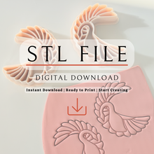 Load image into Gallery viewer, Dancing Crane Polymer Clay Cutter Set | STL File (Digital Download)
