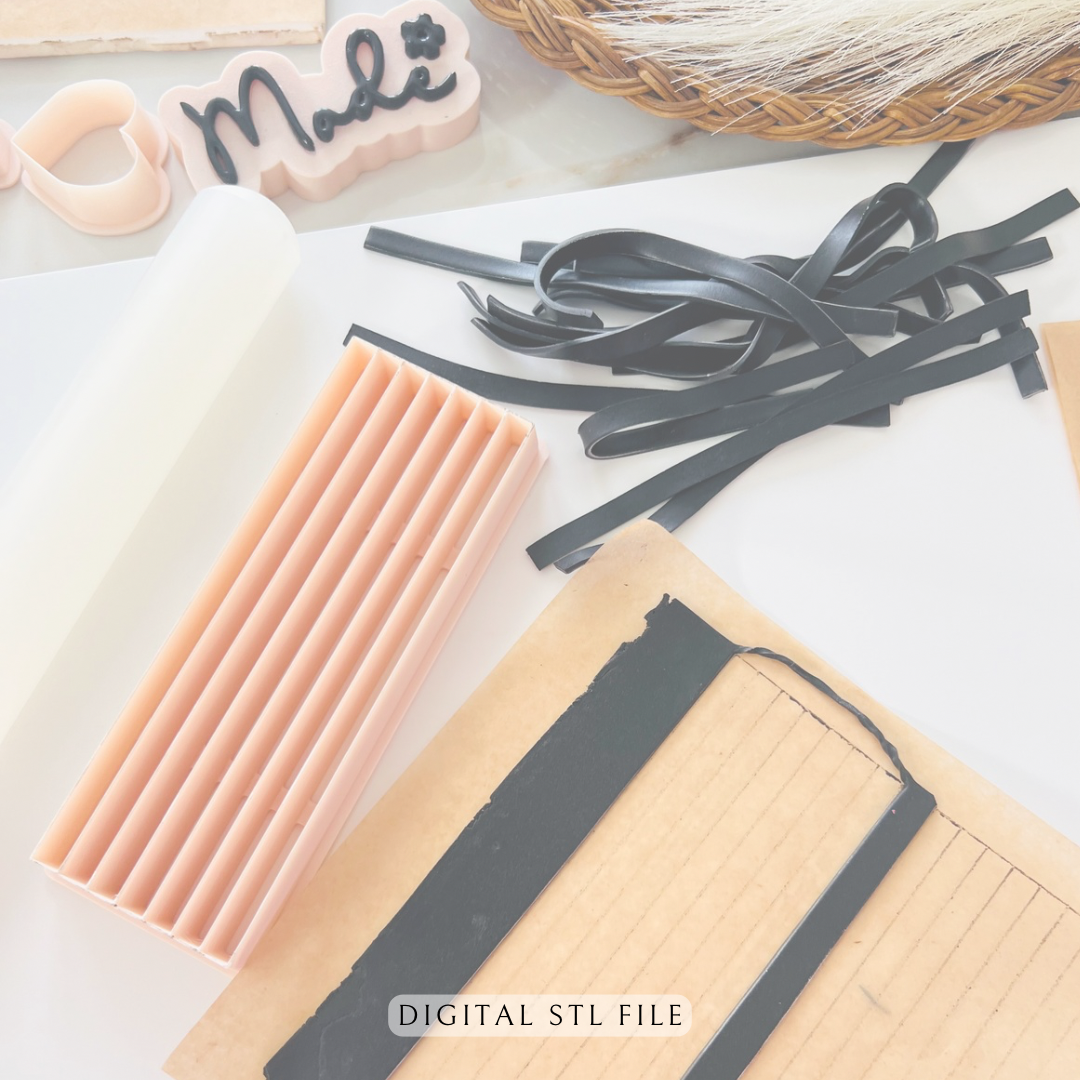 Polymer Clay Stripe Maker | Straight Line & Pattern Tool | STL File (D ...