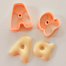 Load image into Gallery viewer, Bubble Letter Alphabet 3” Clay Cutter
