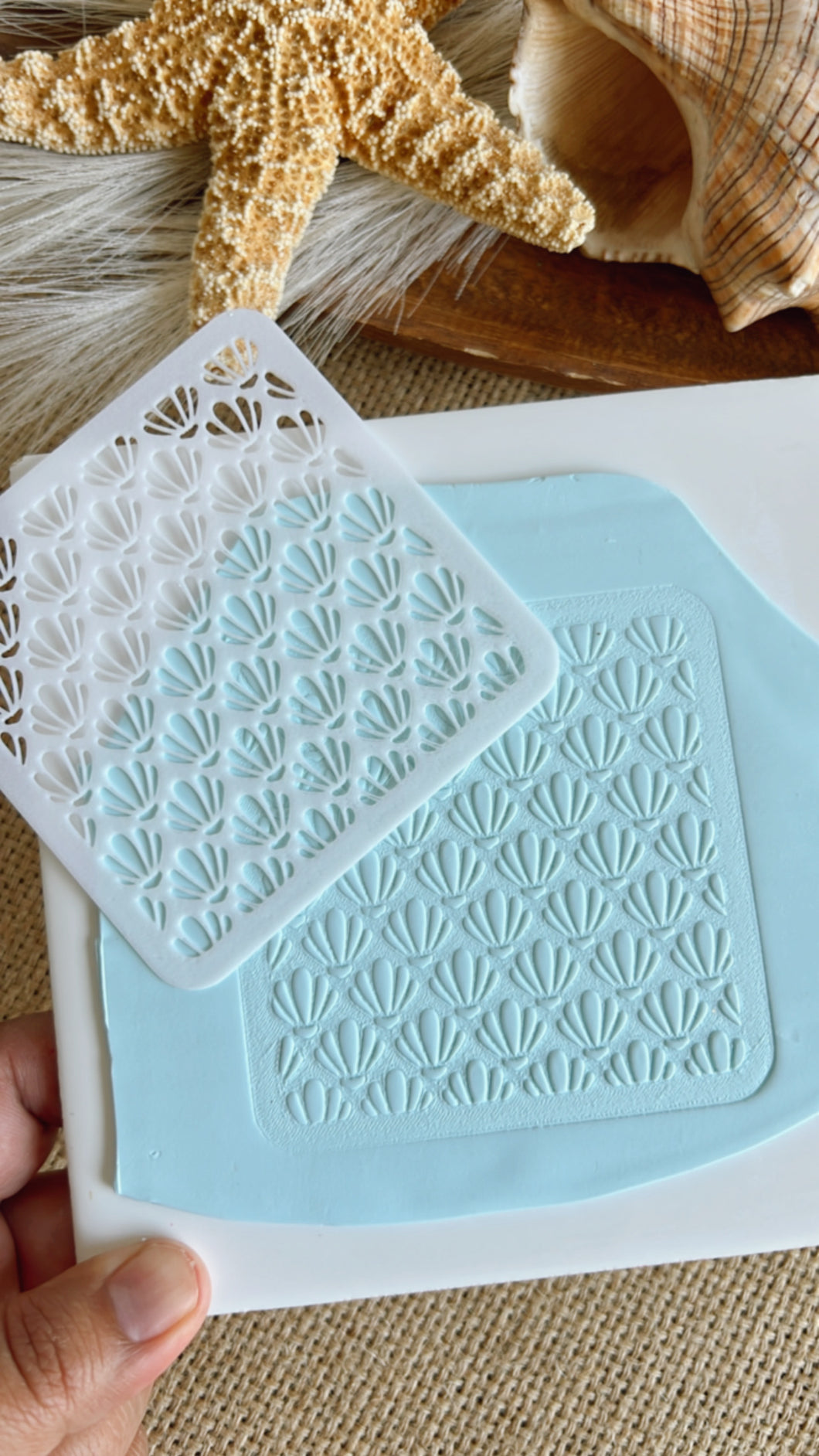 Shell Mini Stencil