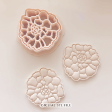 Load image into Gallery viewer, Flor De Cempasúchil Clay Cutter| STL File
