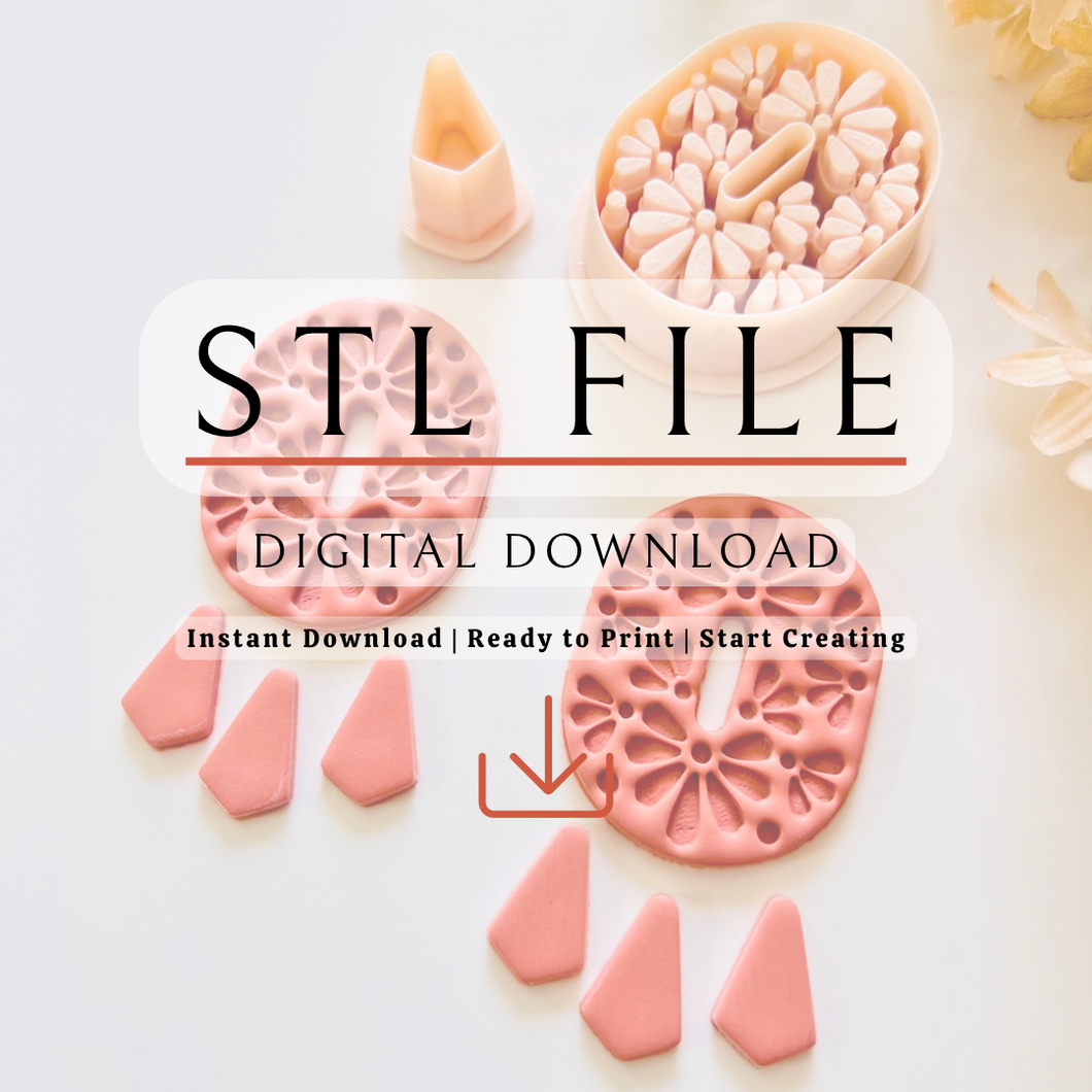 Flor de Mezquite Clay Cutter | STL File