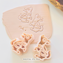 Load image into Gallery viewer, Alebrije Coyote Clay Cutter | STL File
