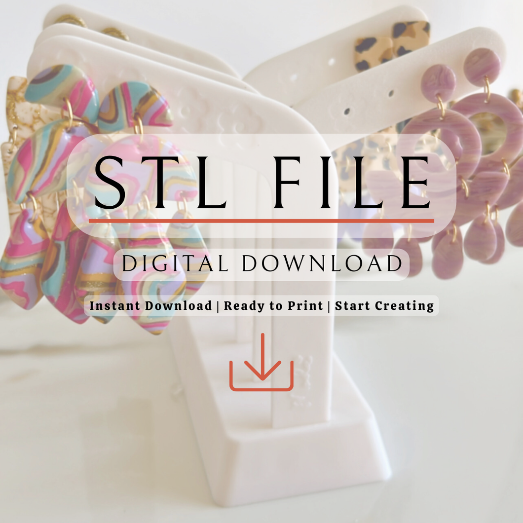 Drying Rack | Earring Display & Try On Stick | STL File
