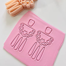 Load image into Gallery viewer, Amorcito Papel Picado Clay Cutter
