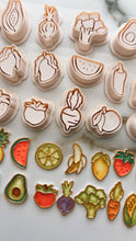 Load image into Gallery viewer, Fruits and Veggies -25 Clay Cutters STL
