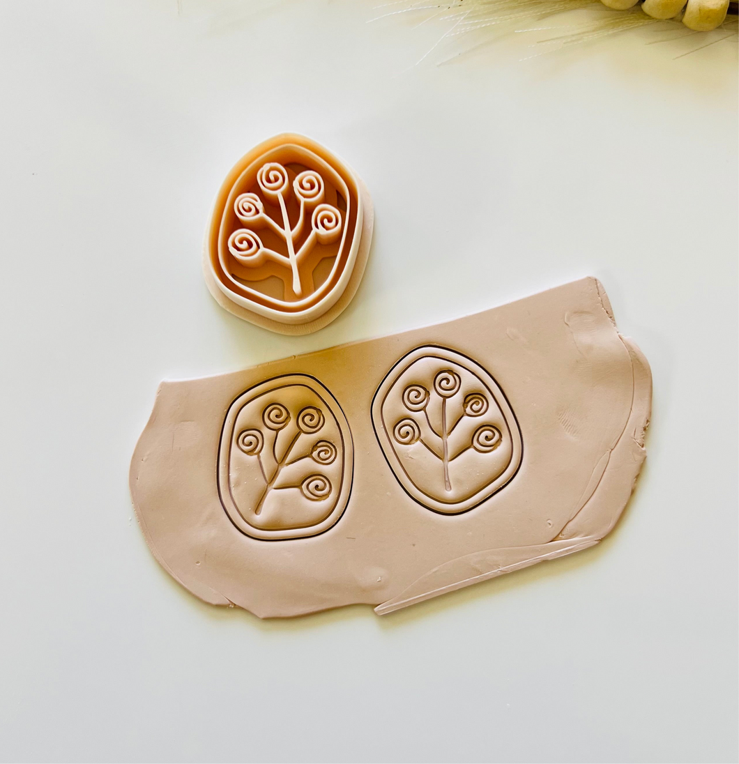 Spiral Flower Clay Cutter