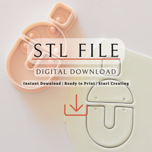 Load image into Gallery viewer, Amara Polymer Clay Cutter | STL File (Digital Download)
