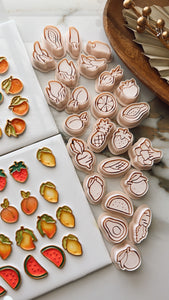Fruits and Veggies -25 Clay Cutters STL