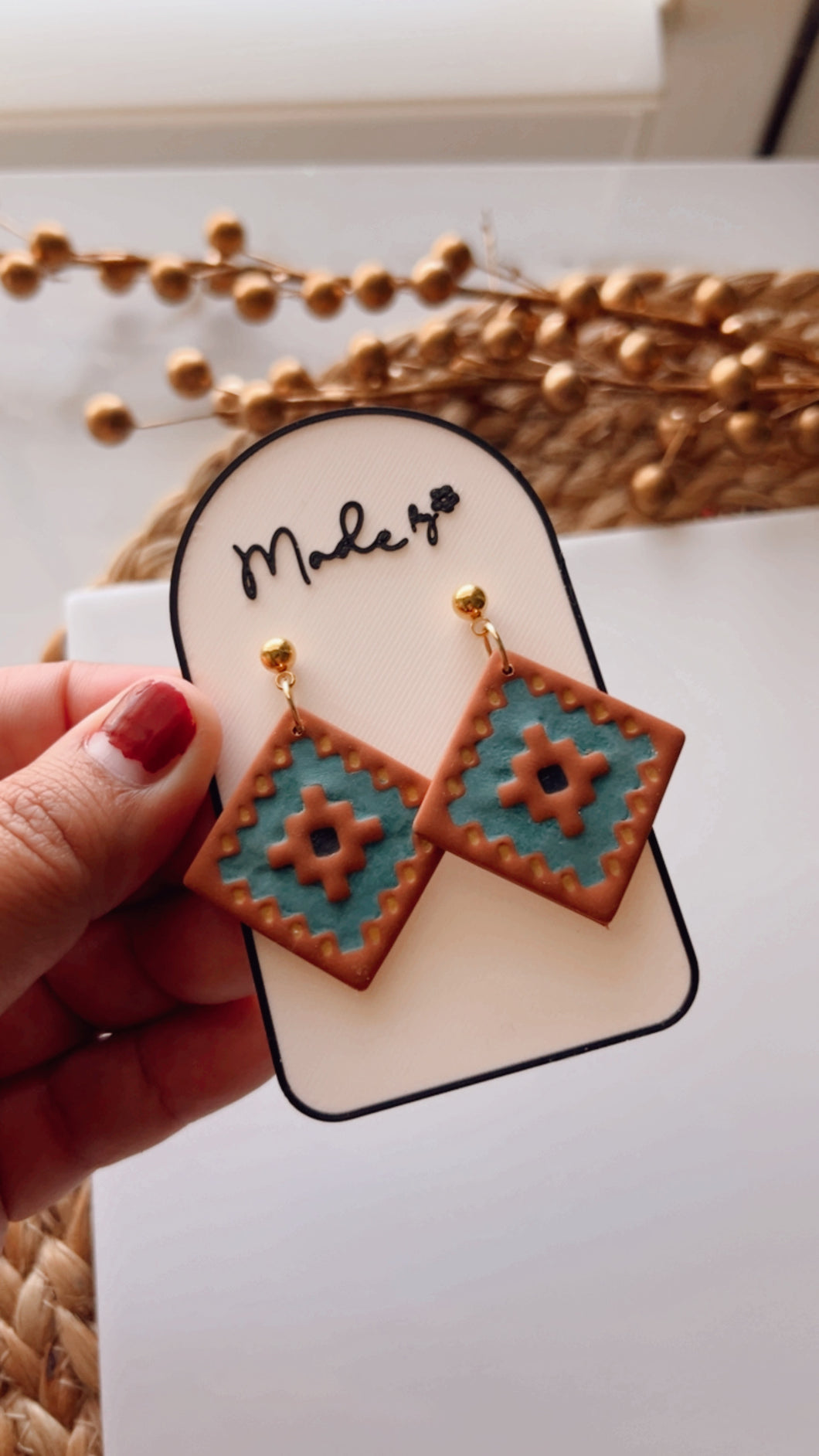 Aztec Earrings