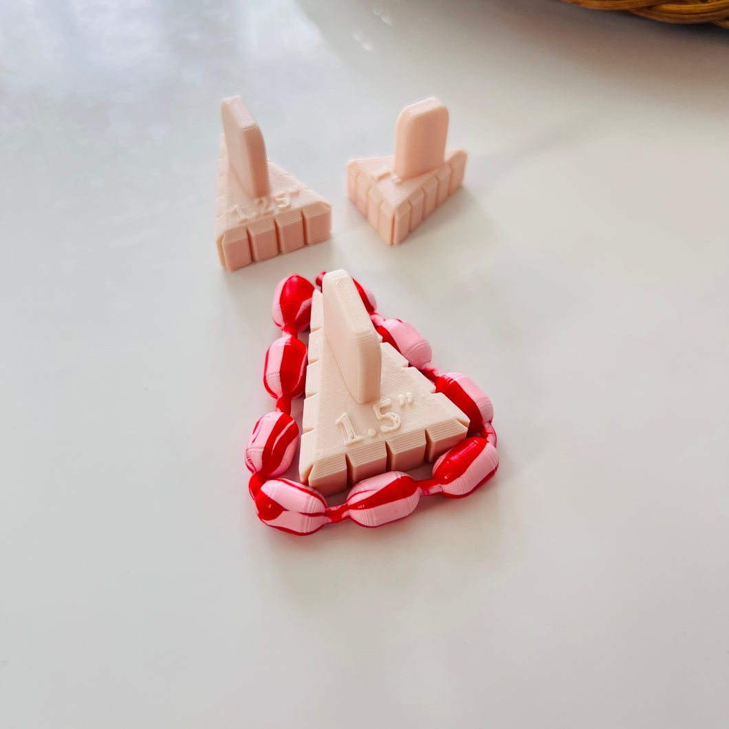 Triangle Hoop Earring Guide | Polymer Clay Tool