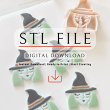 Load image into Gallery viewer, Witchy Girl Clay Cutter | STL File
