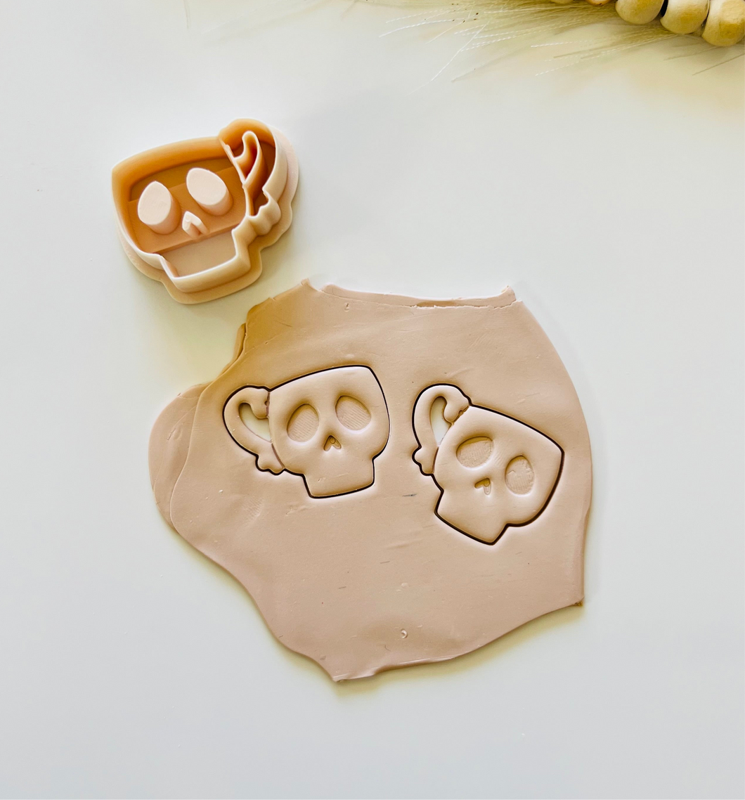 Skull Mug Clay Cutter