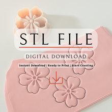 Load image into Gallery viewer, Sakura Polymer Clay Cutter | STL File (Digital Download)
