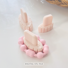 Load image into Gallery viewer, Hoop Earring Guide | Polymer Clay | STL Files (Digital Download)
