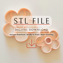 Load image into Gallery viewer, Puffy Flower Clay Cutter | STL File (Digital Download)
