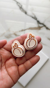 Peaches Set of two pieces (left and right)
