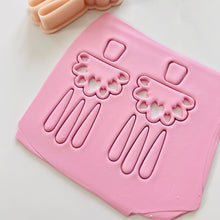 Load image into Gallery viewer, Amorcito Papel Picado Clay Cutter
