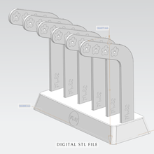 Load image into Gallery viewer, Drying Rack | Earring Display &amp; Try On Stick | STL File
