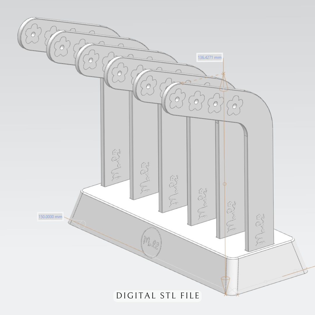 Drying Rack | Earring Display & Try On Stick | STL File – Made Cutters