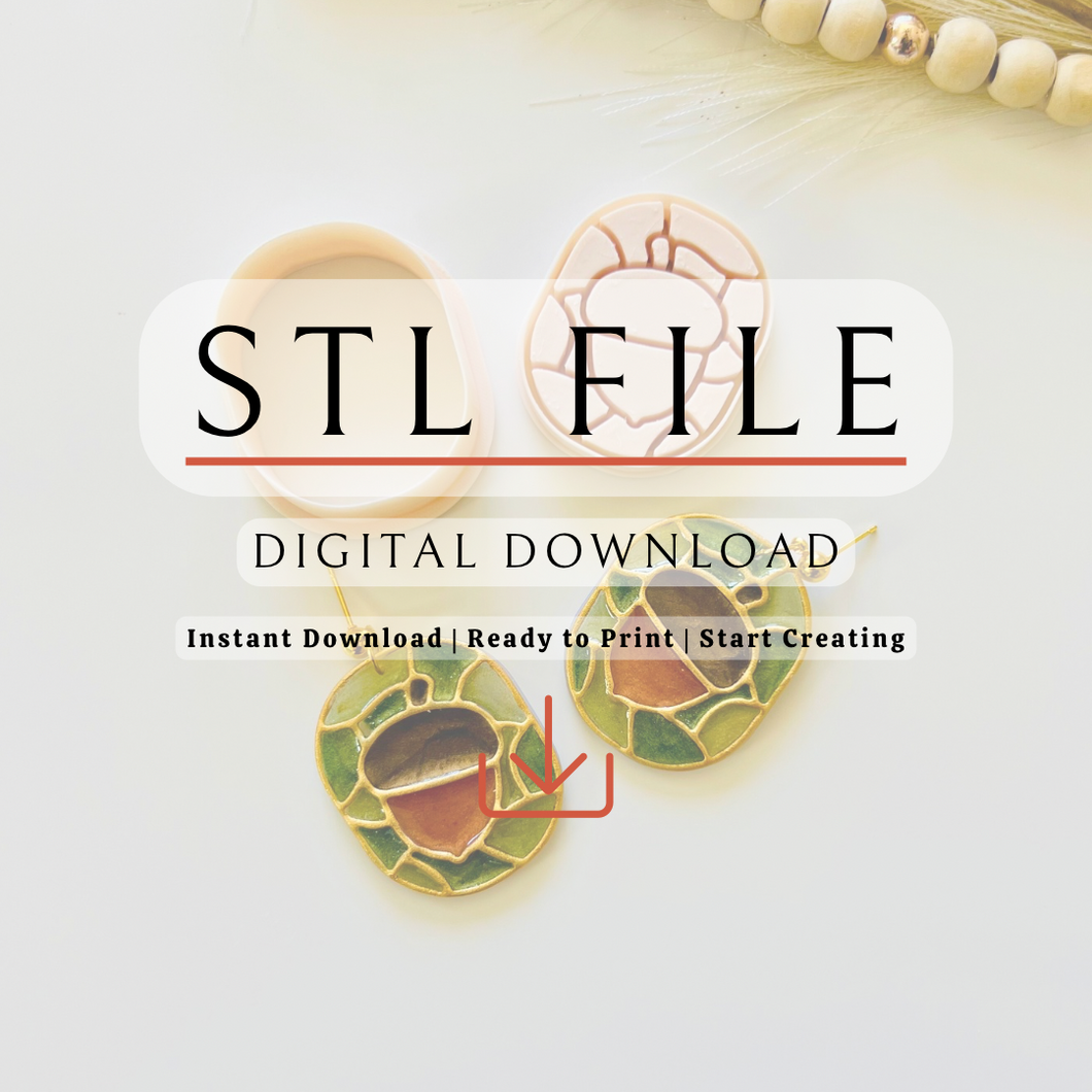 Acorn Clay Cutter Set | STL File