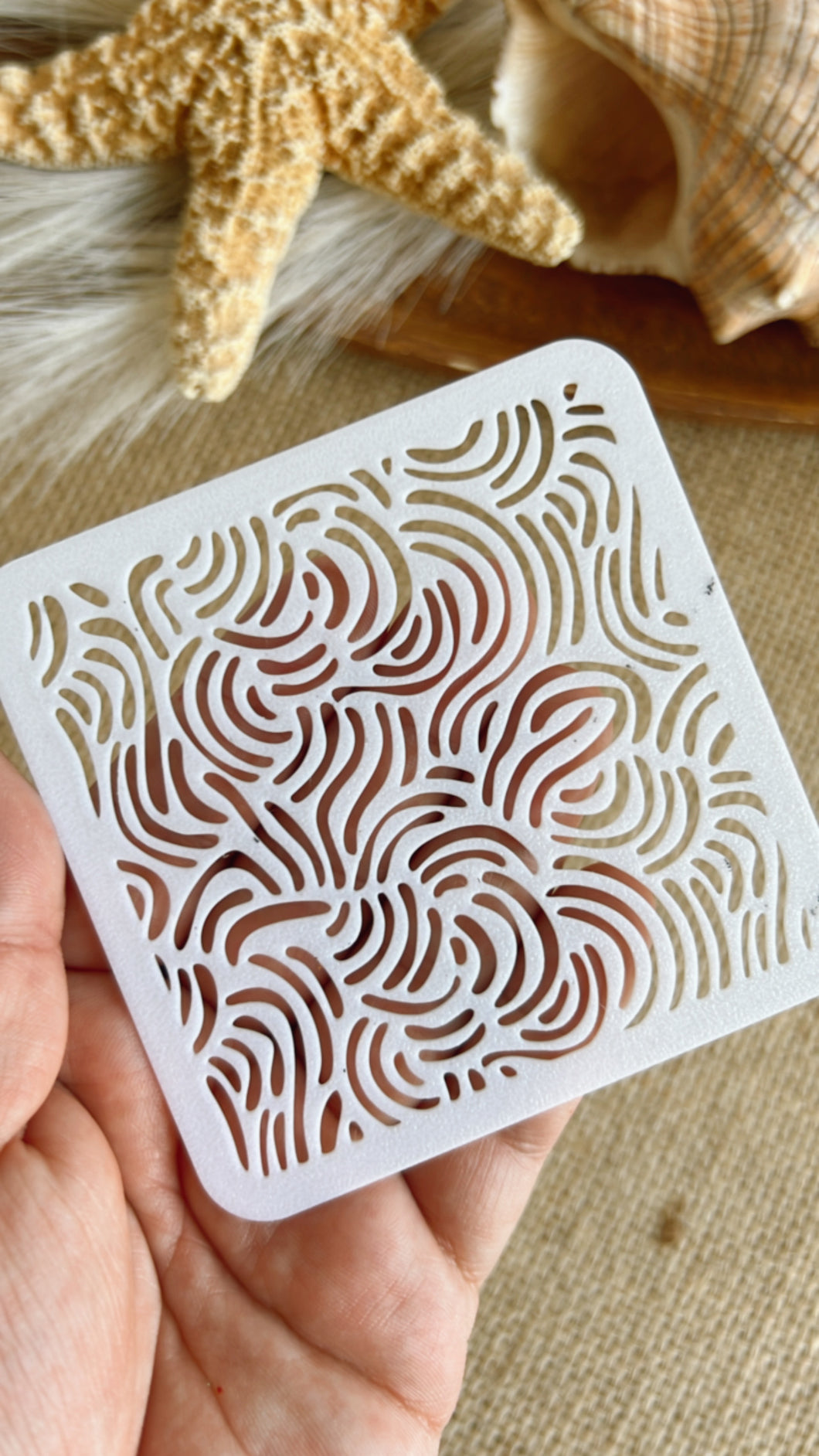 Seashore Mini Stencil