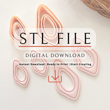 Load image into Gallery viewer, Polymer Clay Cutter Set | STL File (Digital Download)
