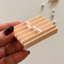 Load image into Gallery viewer, 2-in-1 Polymer Clay Tool | Strip Measuring Guide &amp; 6mm Bead Roller
