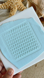 Sea Waves Mini Stencil