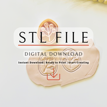 Load image into Gallery viewer, Spiral Flower Clay Cutter | STL File
