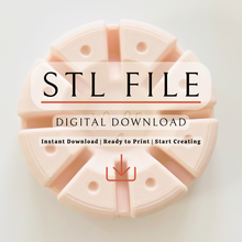 Load image into Gallery viewer, Stay-Put Resin Tray 4mm| Polymer Clay | STL Files (Digital Download)
