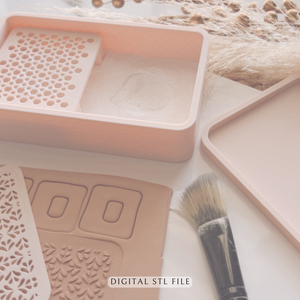 Powder Container For Polymer Clay Artist |STL File