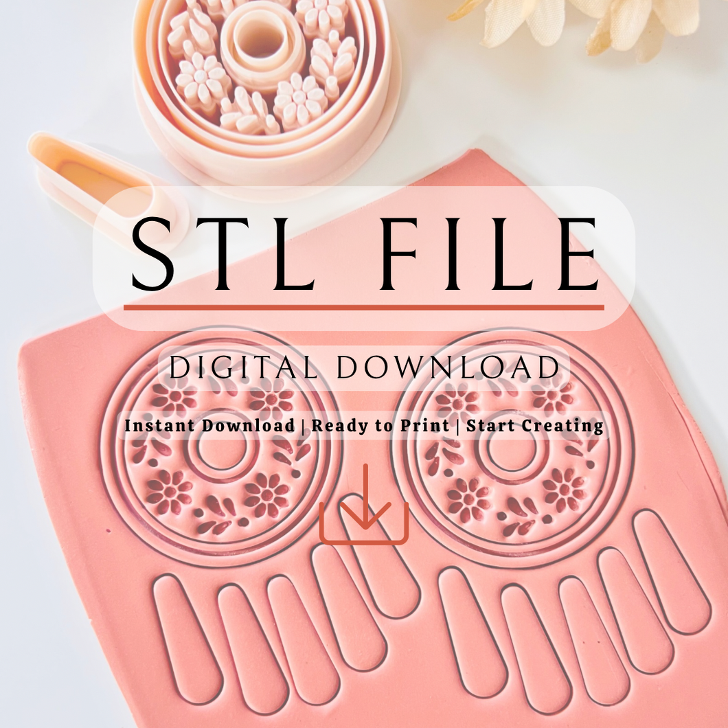 Alfarera Flor Clay Cutter | STL File