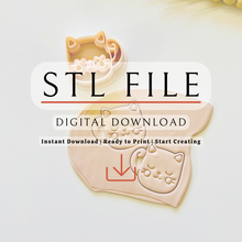 Load image into Gallery viewer, Kitty Mug Clay Cutter | STL File
