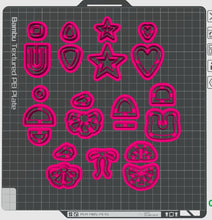 Load image into Gallery viewer, Lines - 21 Clay Cutters STL
