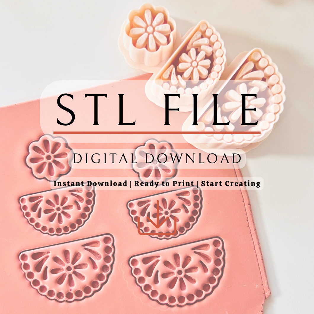 Barro en Flor Clay Cutter | STL File