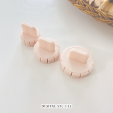 Load image into Gallery viewer, Hoop Earring Guide | Polymer Clay | STL Files (Digital Download)
