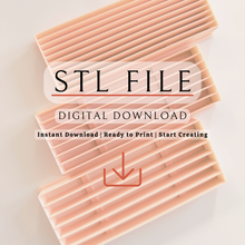 Load image into Gallery viewer, Polymer Clay Stripe Maker | Straight Line &amp; Pattern Tool | STL File (Digital Download) Set 4mm-6mm-8
