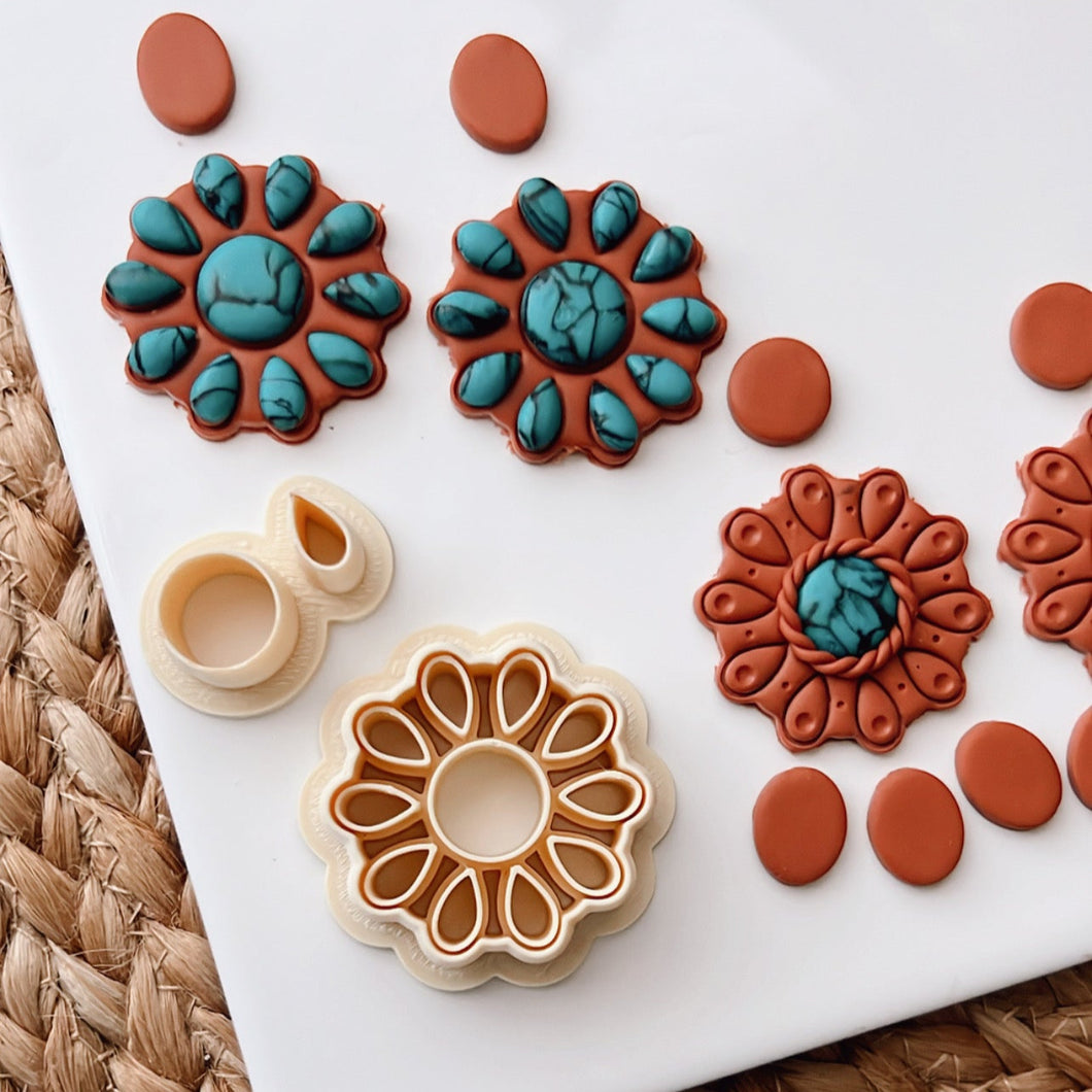 Flower Gem Clay Cutter