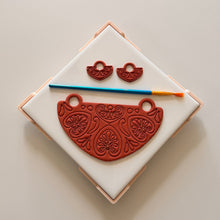 Load image into Gallery viewer, Rotating Tile Stand | Polymer Clay Tool for 6” x 6” Tiles
