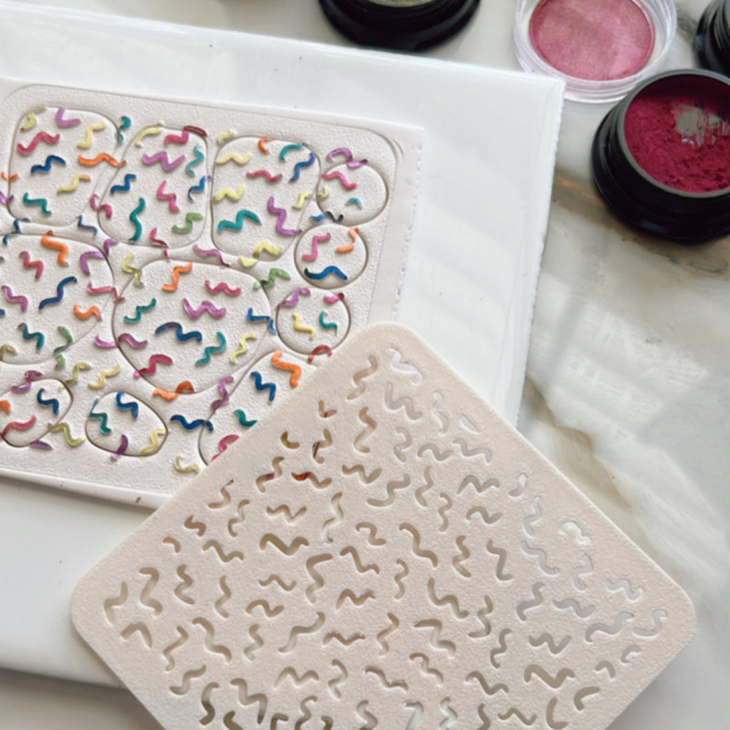 Serpentine 3D stencil