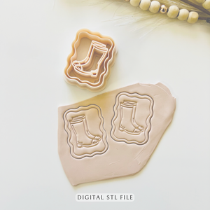 Tiny Boots Clay Cutter | STL File